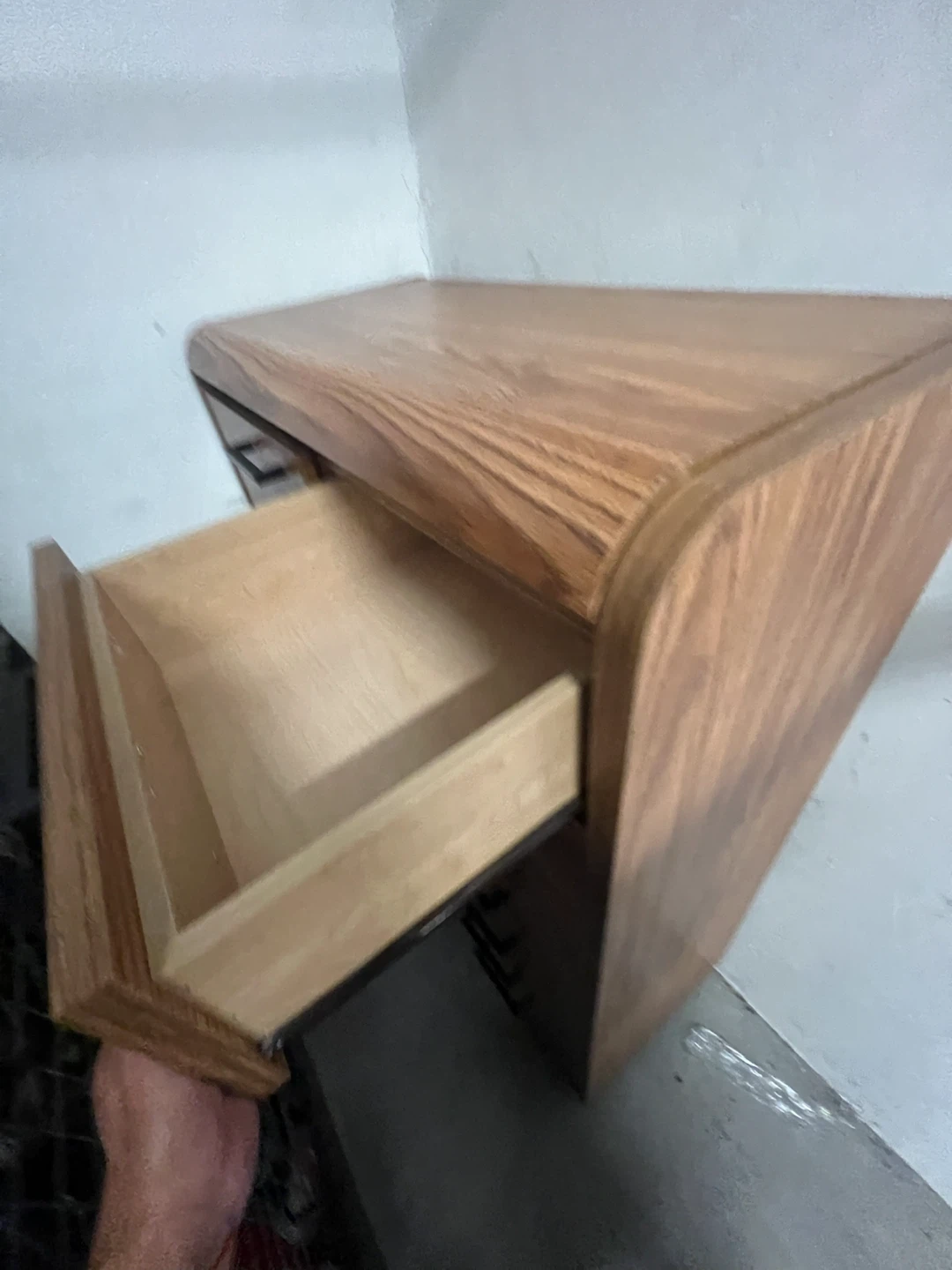 Wooden tall dresser with flip-top lid - photo 5