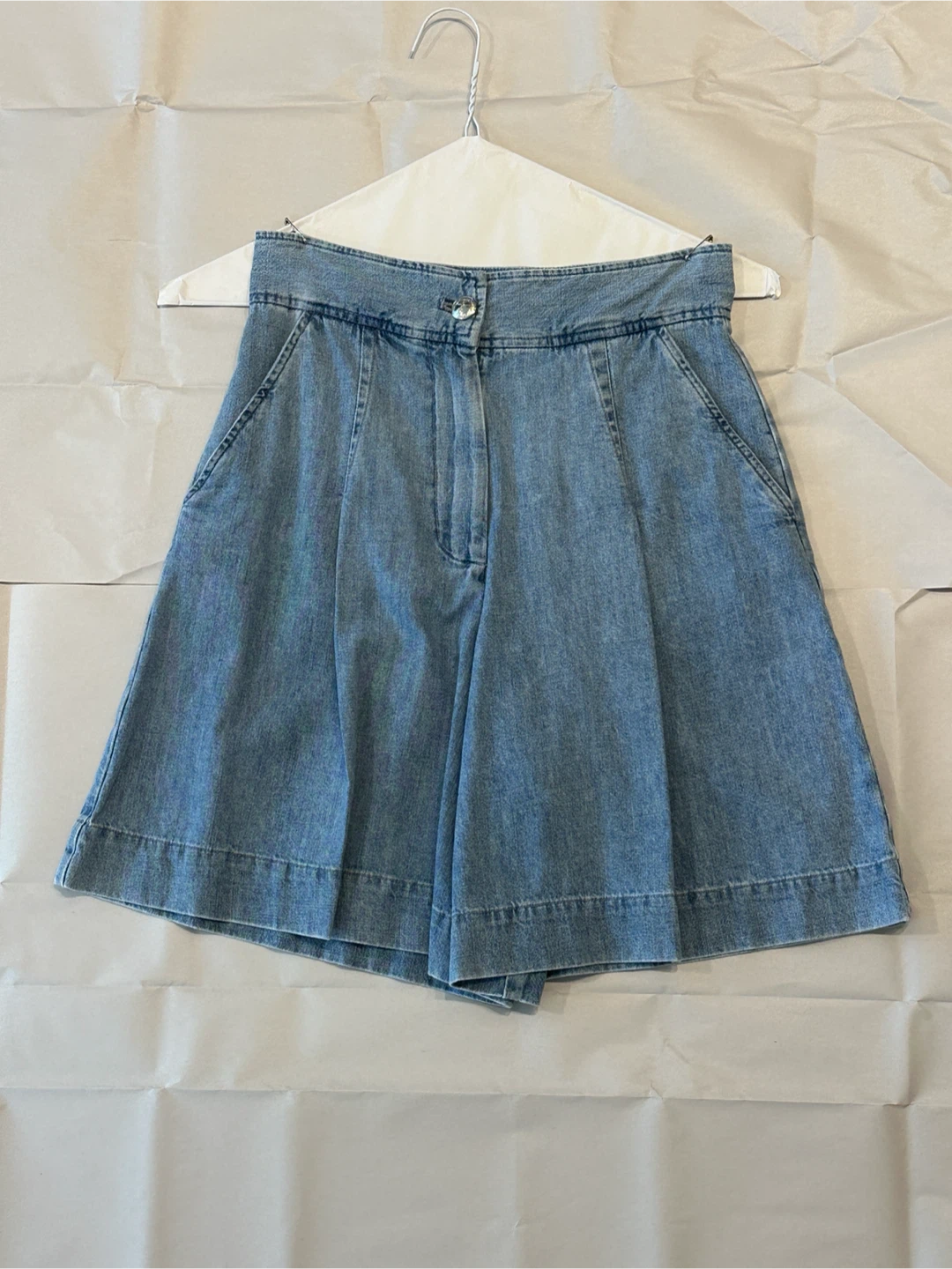 A.P.C. Blue Dayana Denim Shorts - photo 2