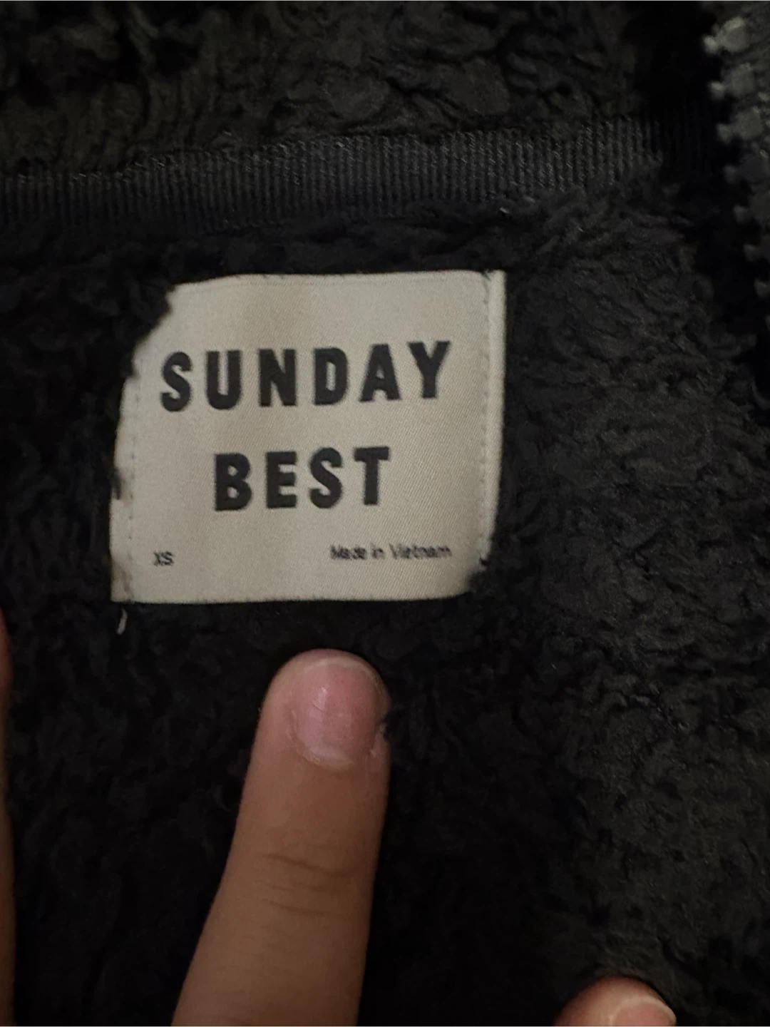 Sunday Best Black Fleece quarter zip - photo 2