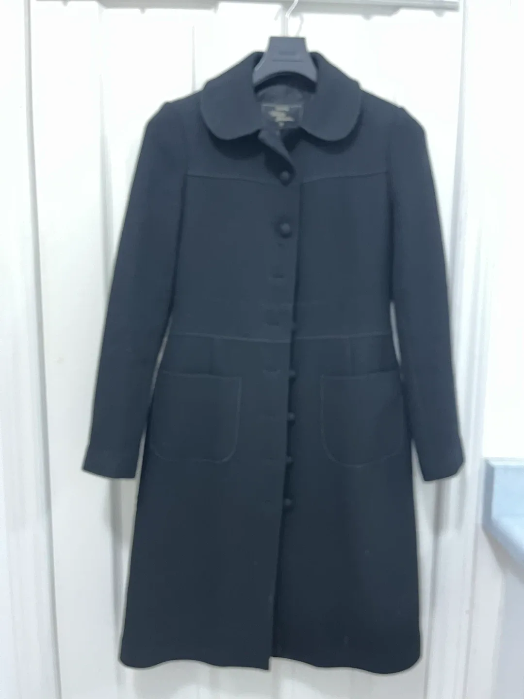 Talula Babaton" Black Wool Coat