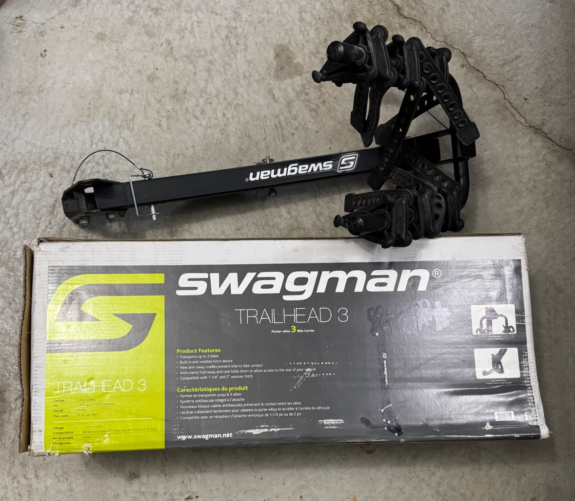 Swagman Trailhead 3 Bike Rack