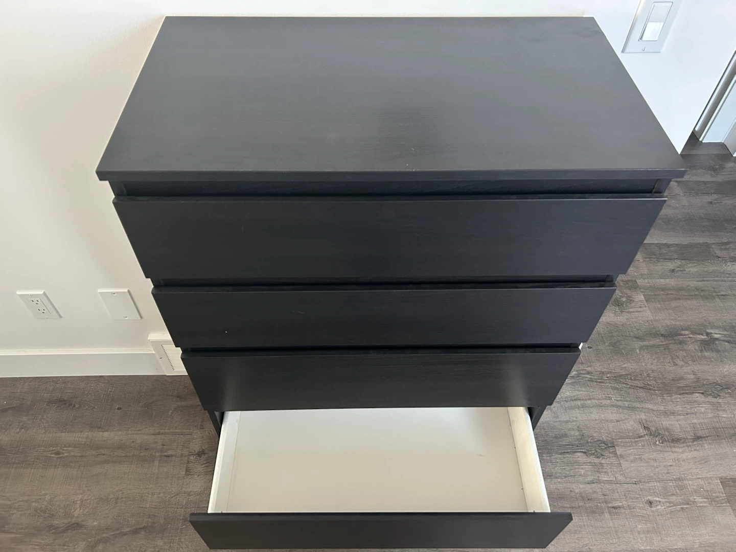 IKEA KULLEN dresser with 5 drawers in black colour - photo 5