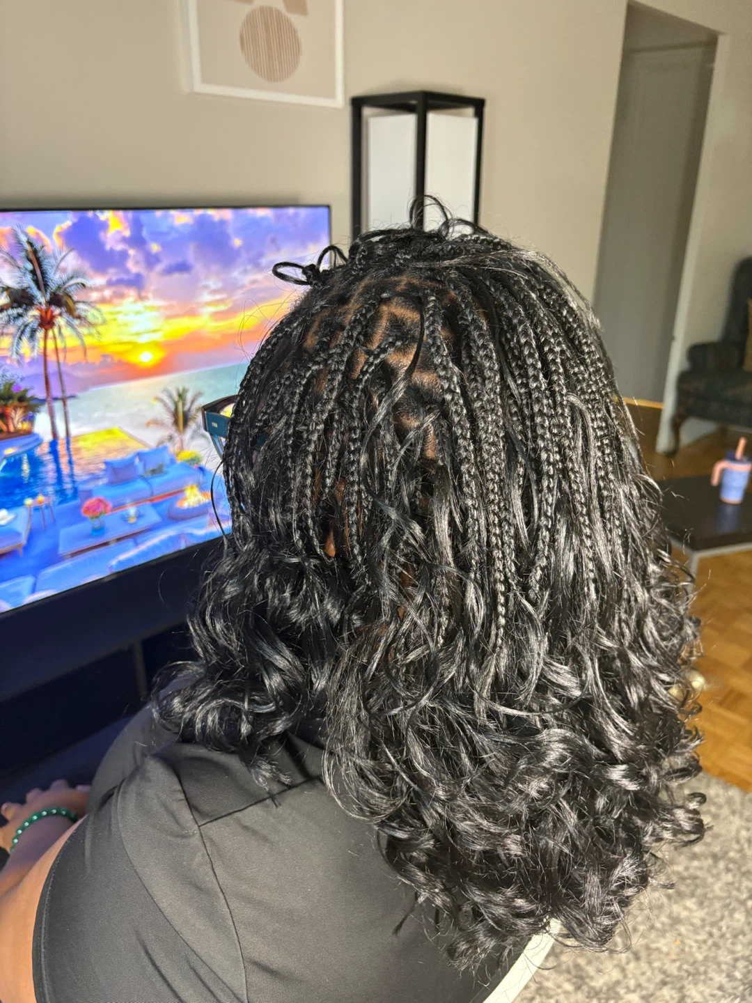 French curl braid - photo 4