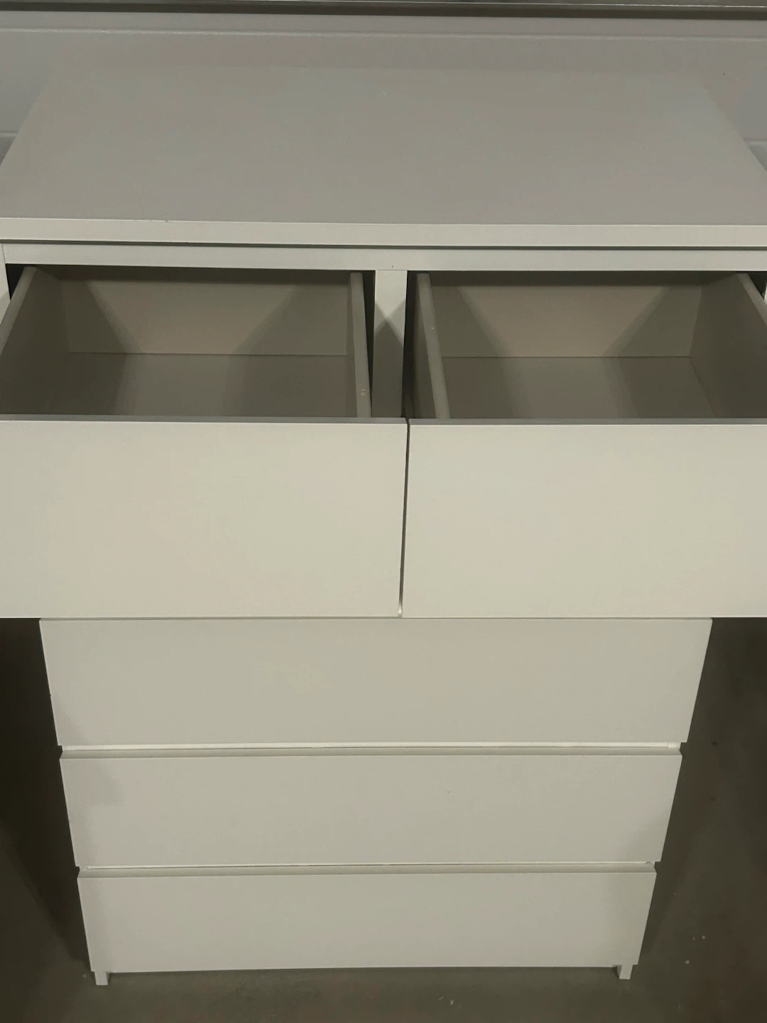 IKEA MALM white dresser - photo 2