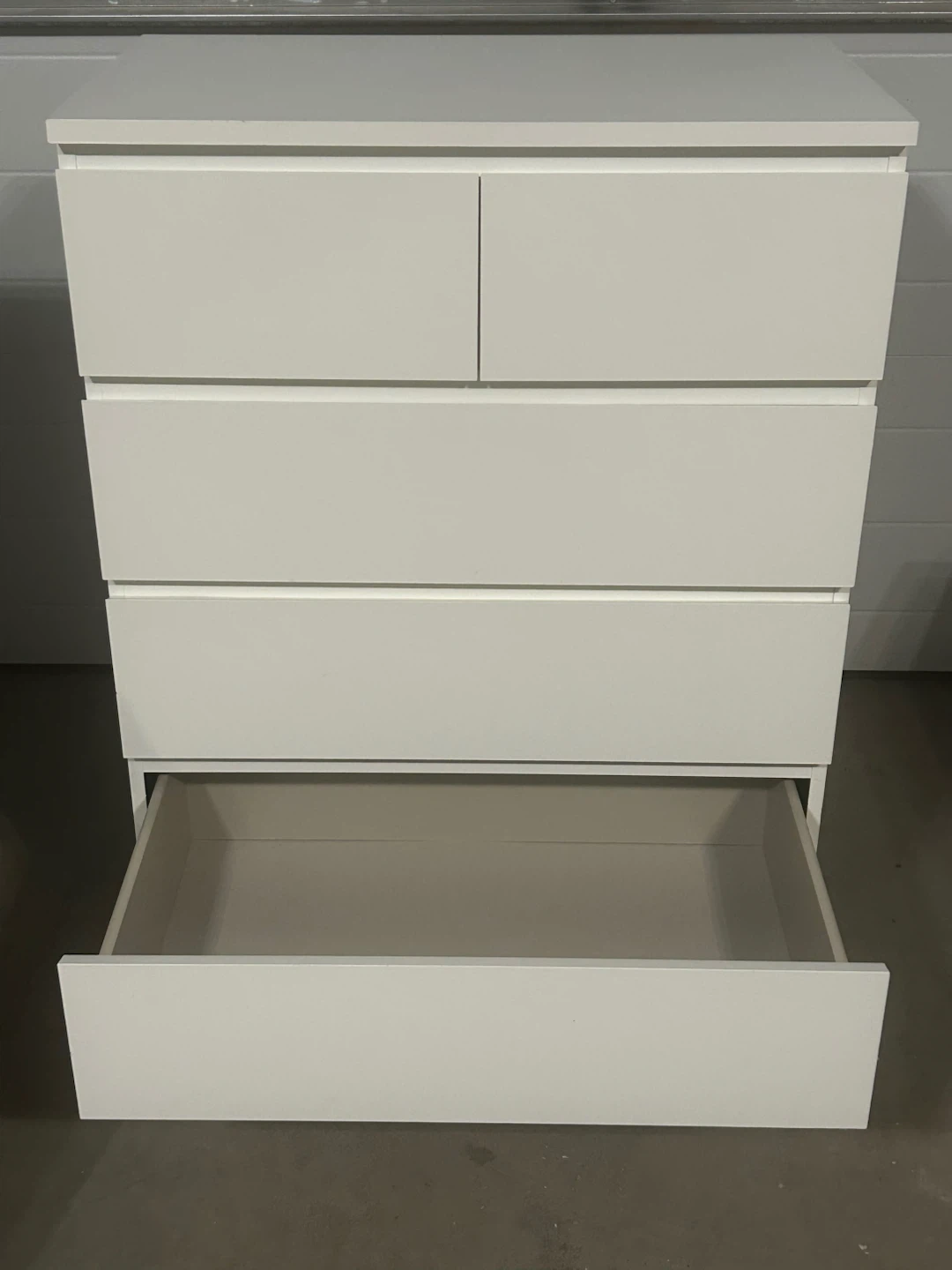 IKEA MALM white dresser - photo 5
