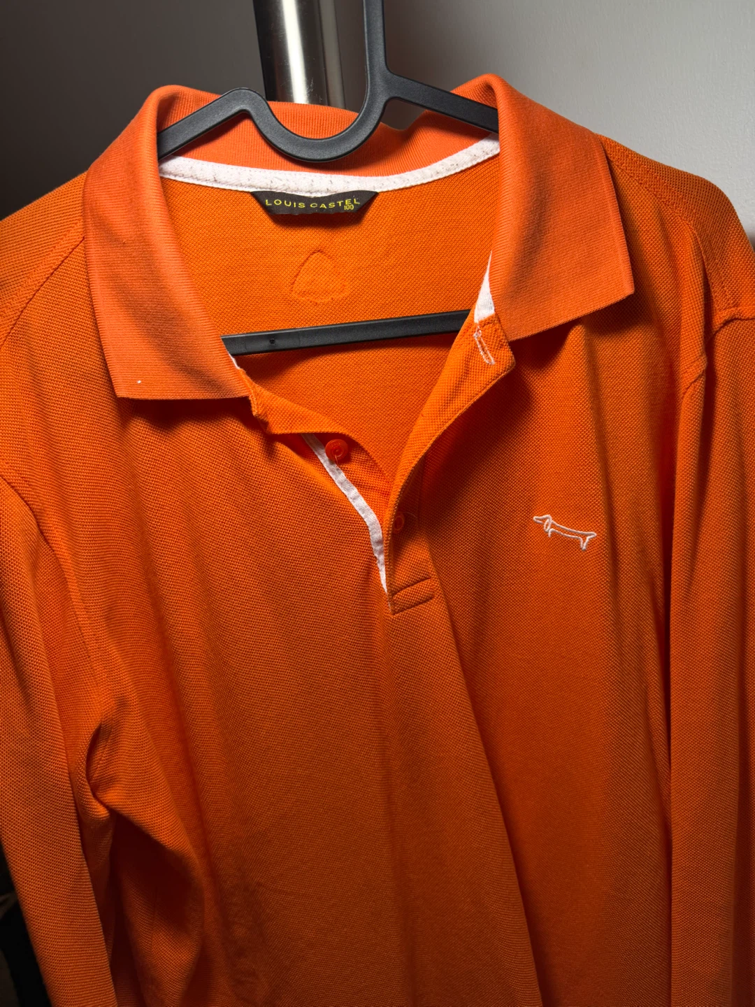 Louis Castel Orange Polo Shirt - Medium