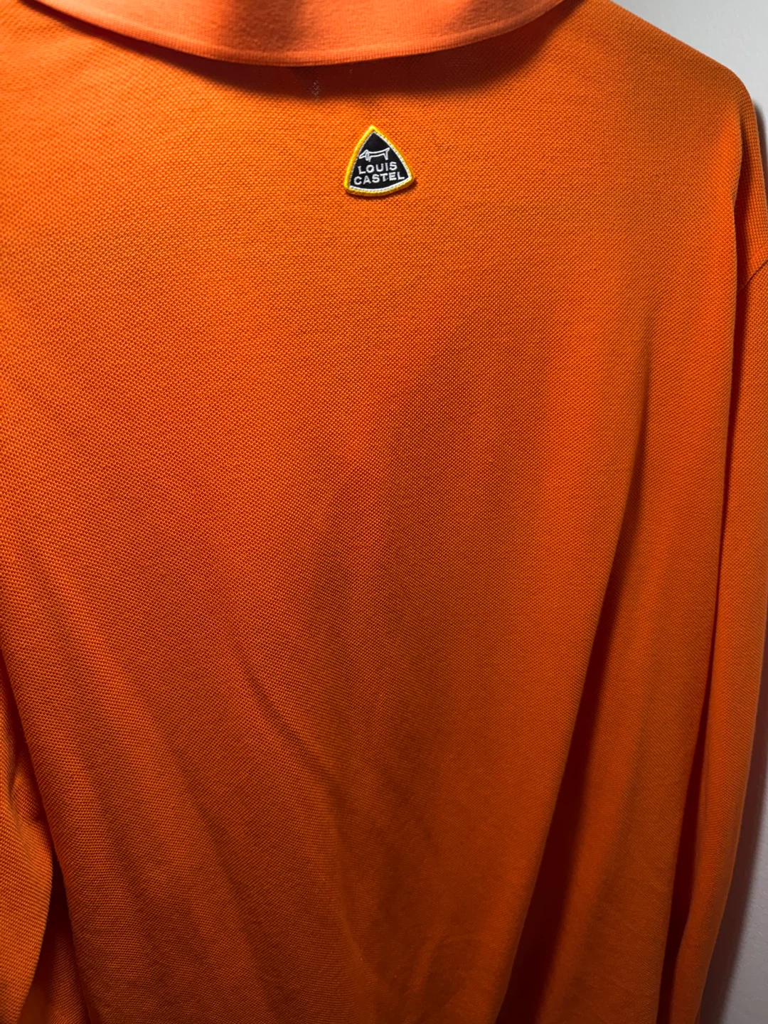 Louis Castel Orange Polo Shirt - Medium - photo 2