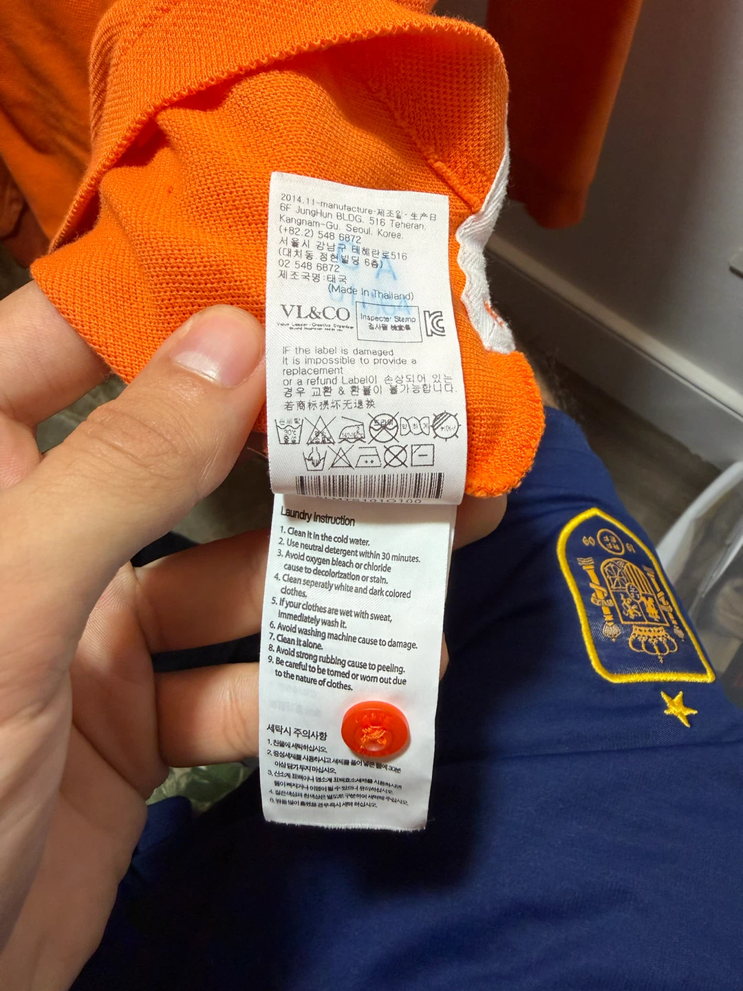 Louis Castel Orange Polo Shirt - Medium - photo 5