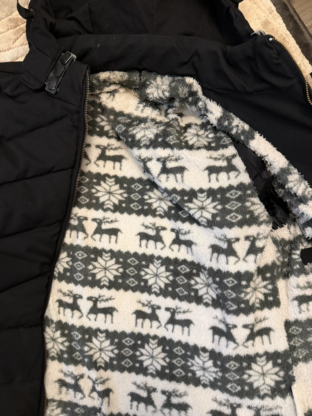 Black Puffer Winter Jacket (READ DESCRIPTION)