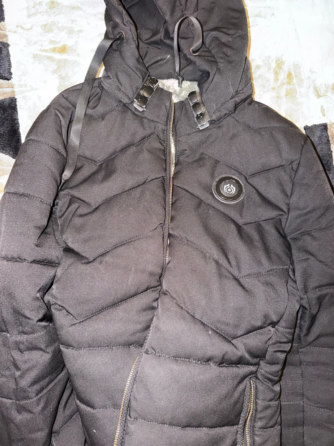 Black Puffer Winter Jacket (READ DESCRIPTION) - photo 3