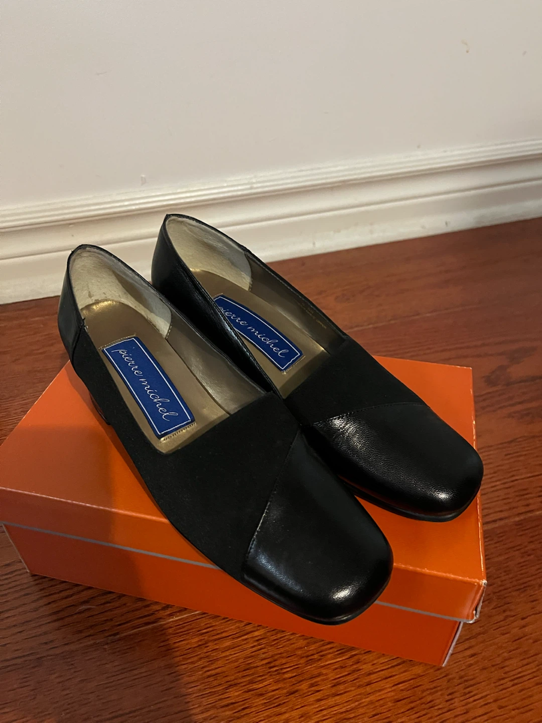 Pierre Michel Women's Black Loafer Heels - photo 3