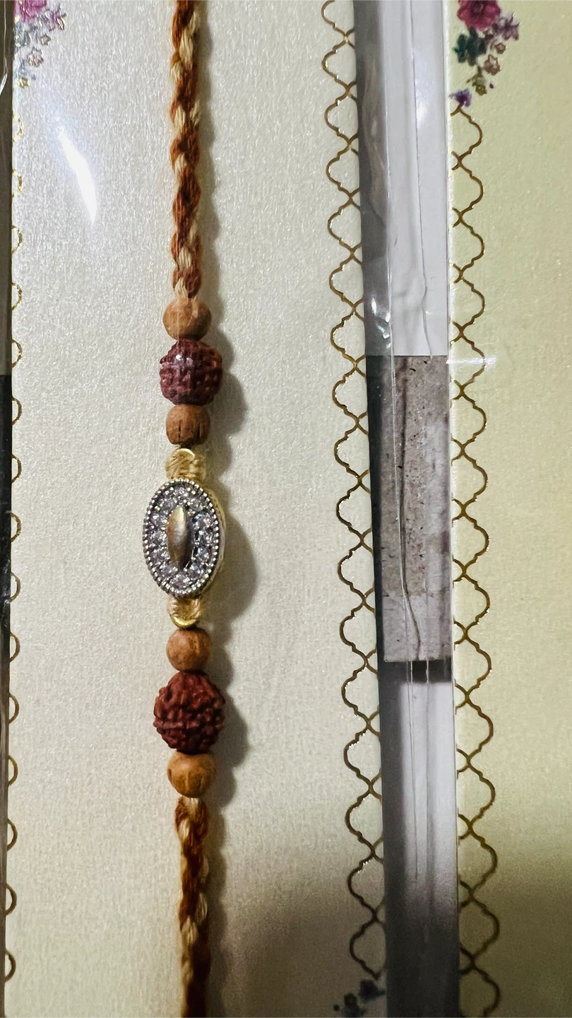 Rakhi Bracelets with Rudraksha Beads - photo 2