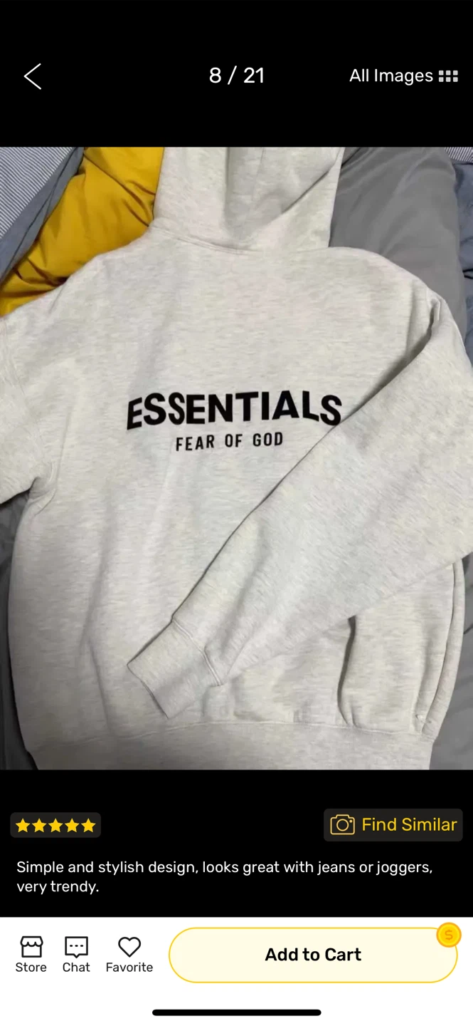 Essentials Fear of God Hoodie