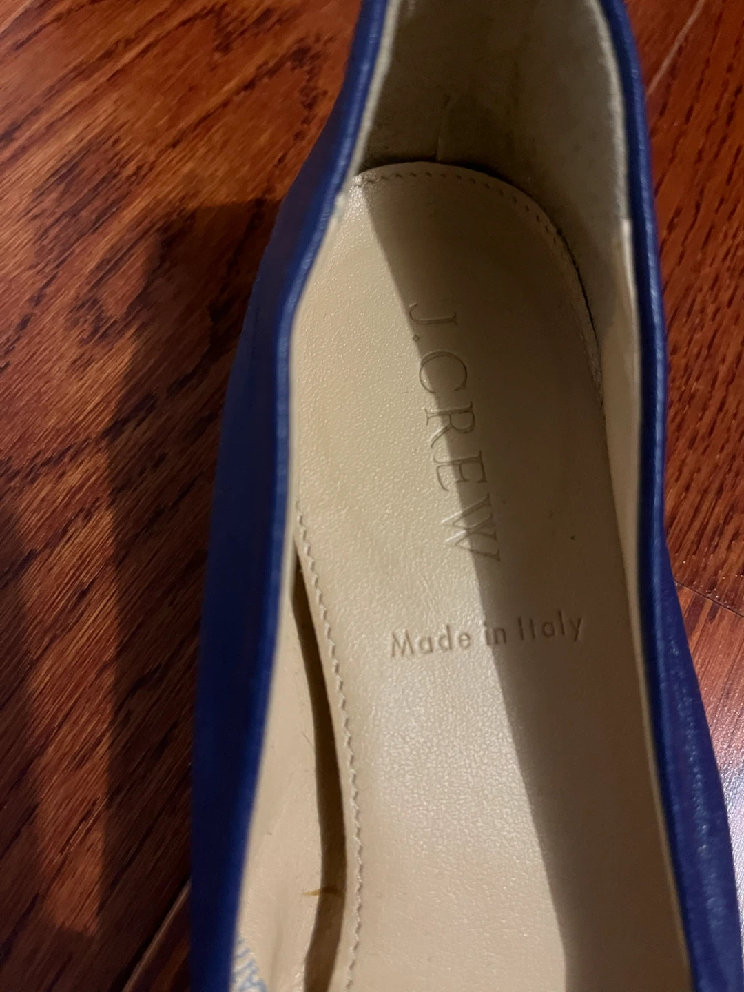 J.Crew Blue Leather Ballet Flats - Size 5 - photo 3