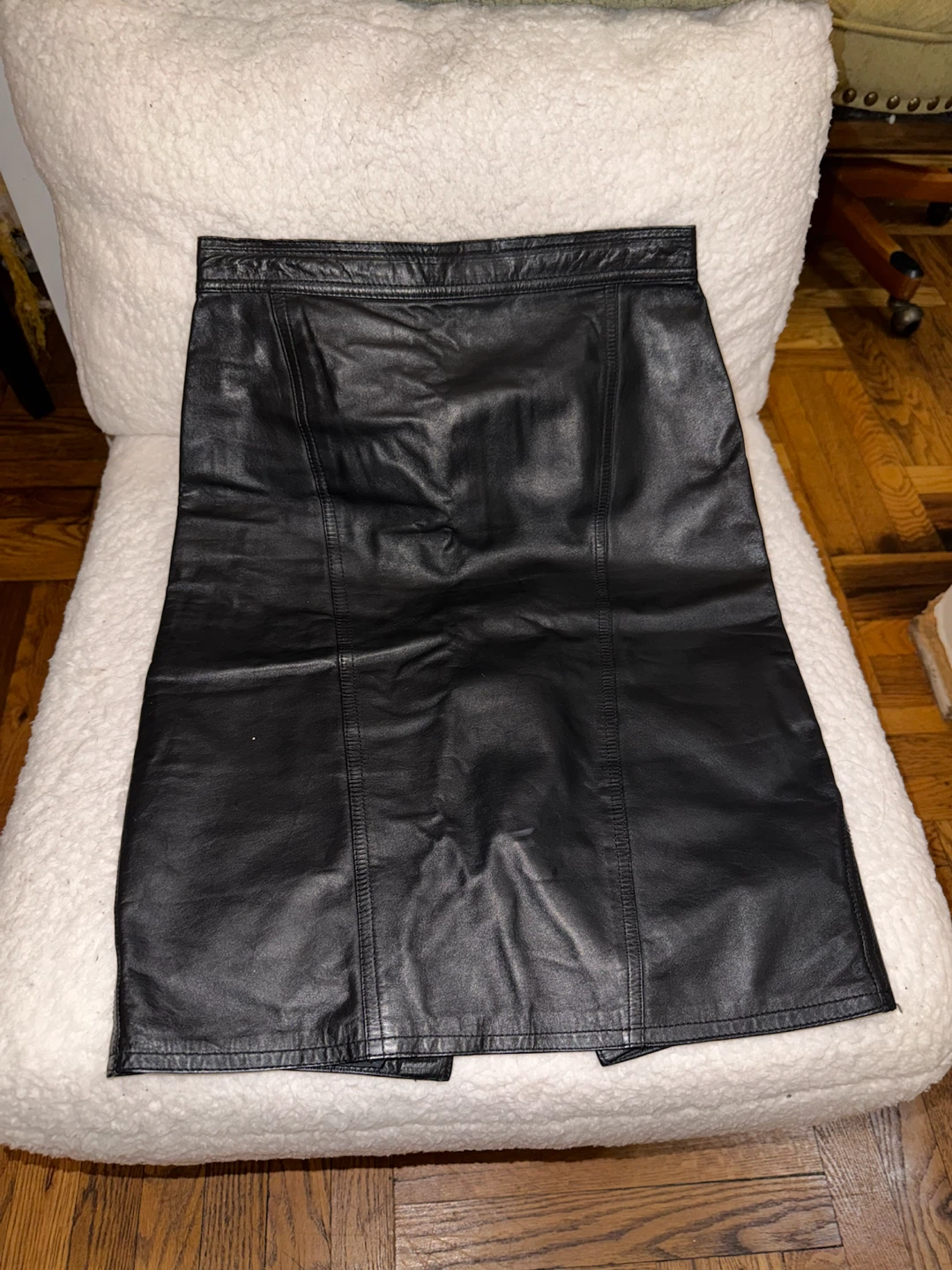 Vintage 100% Leather Skirt from 90’s - photo 3