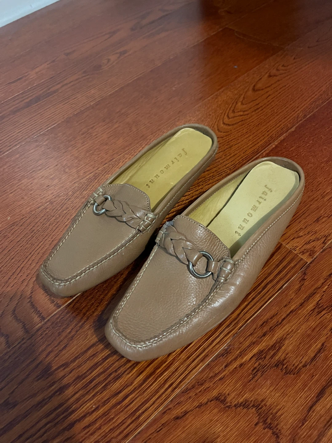 Fairmount Leather Mules - Tan