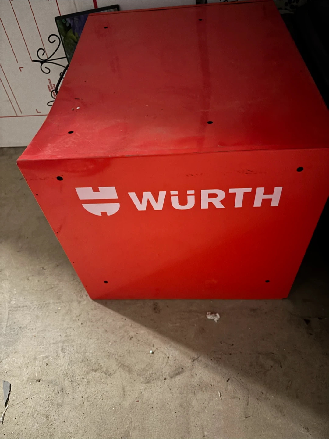 Würth Red Metal 4-Drawer Organizer Cabinet - photo 2