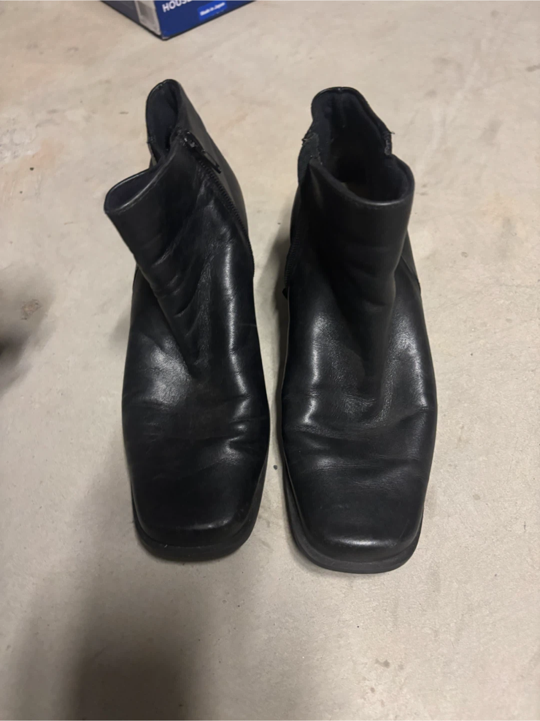Black Leather Ankle Boots - photo 2