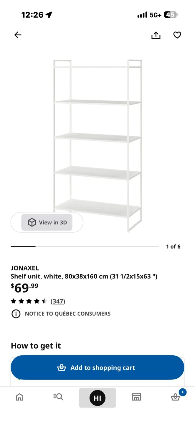 Free shelves
