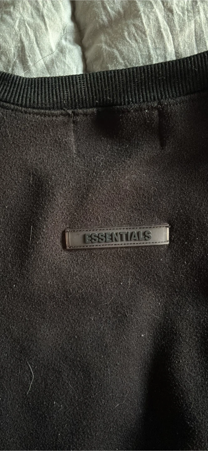 Black Essentials Fear of God Crewneck Sweatshirt - photo 5