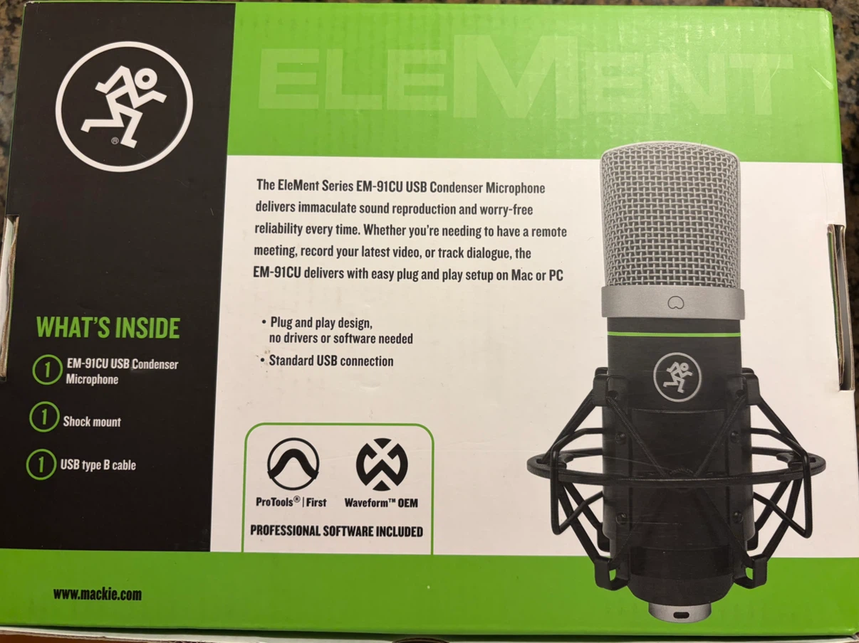 Mackie EM-91CU USB Condenser Microphone