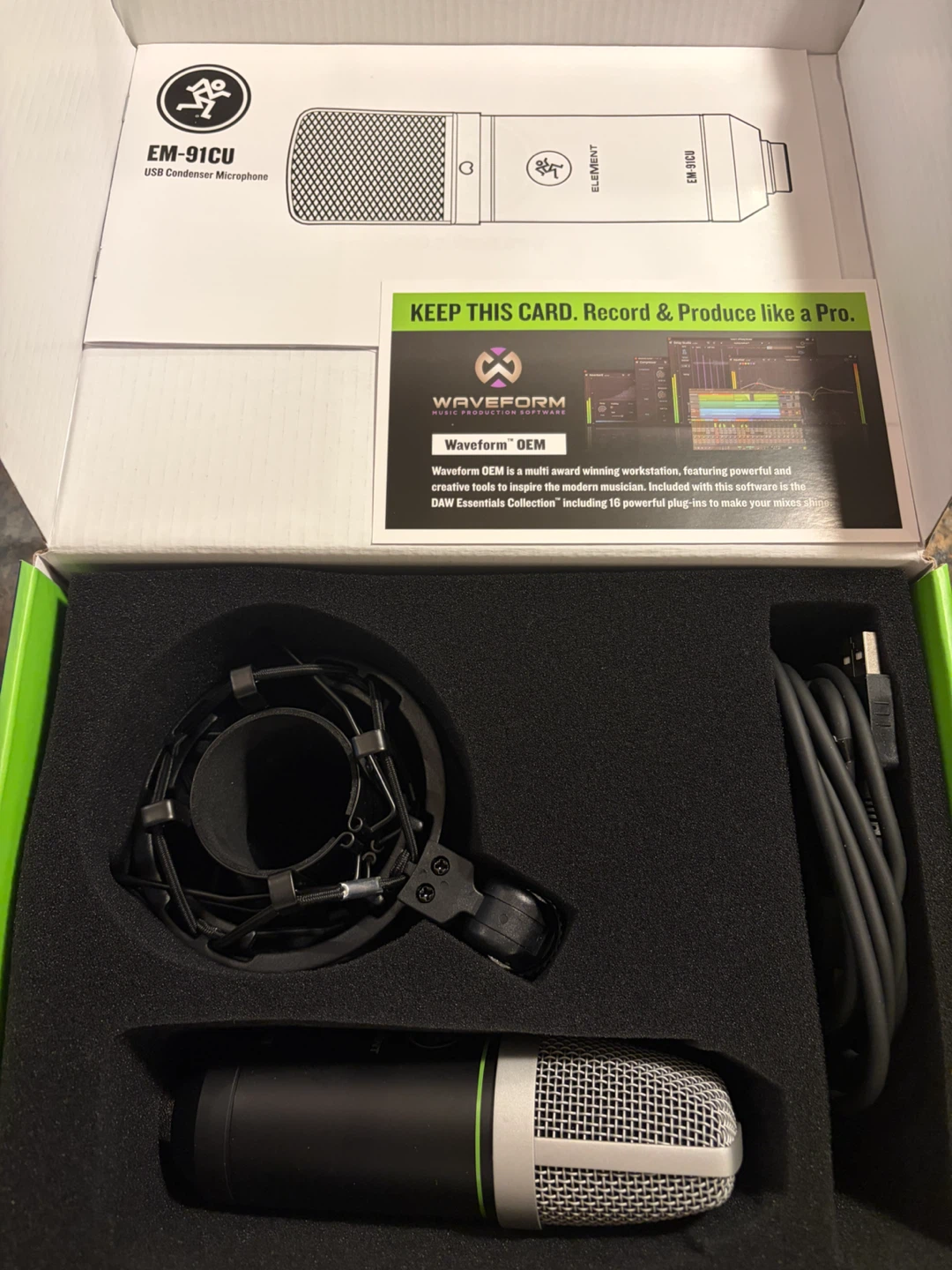 Mackie EM-91CU USB Condenser Microphone - photo 2