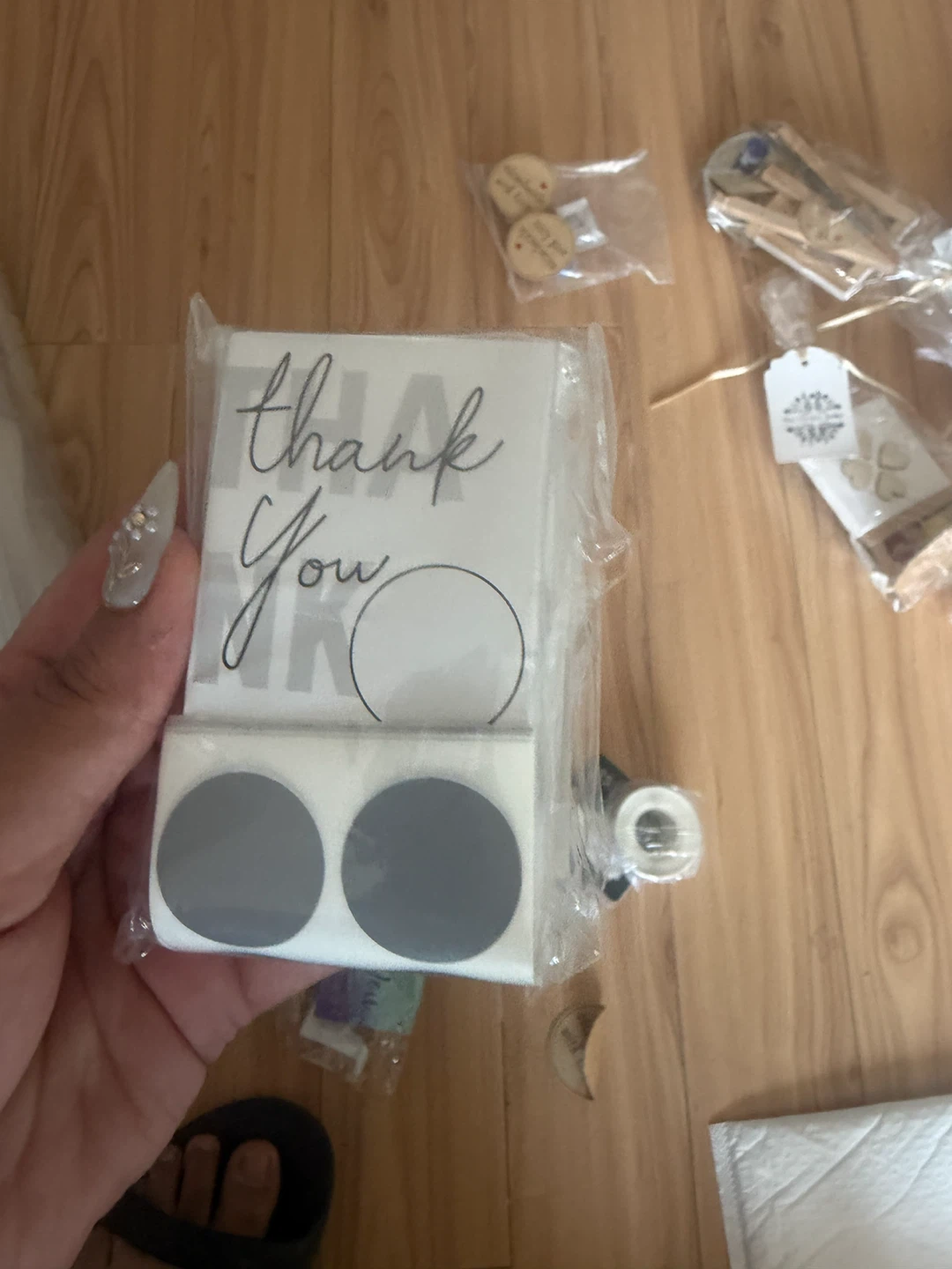 BAG OF Thank You Stickers & Tape for Small Businesses - photo 2