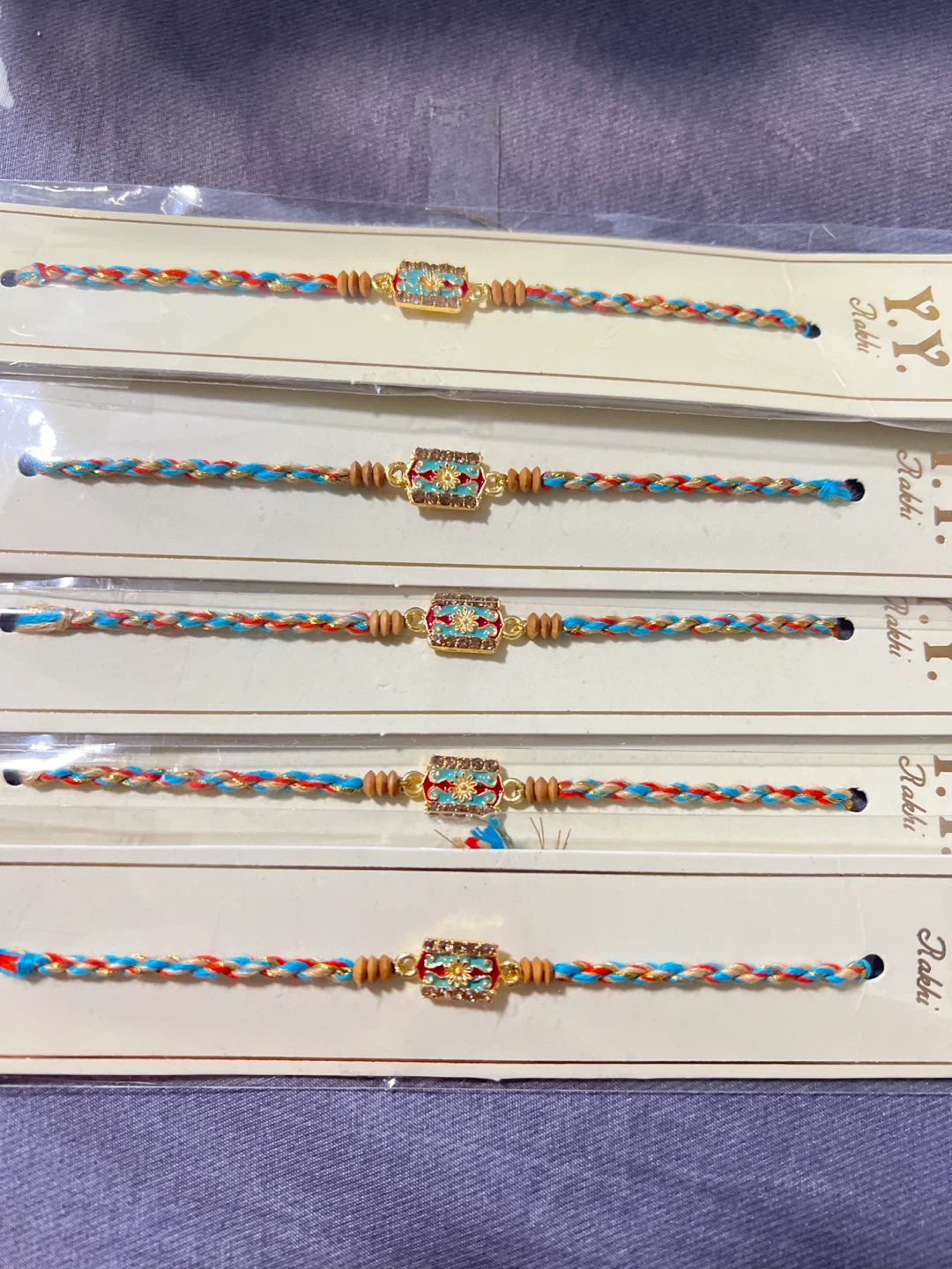 Decorative floral design Rakhi Bracelets