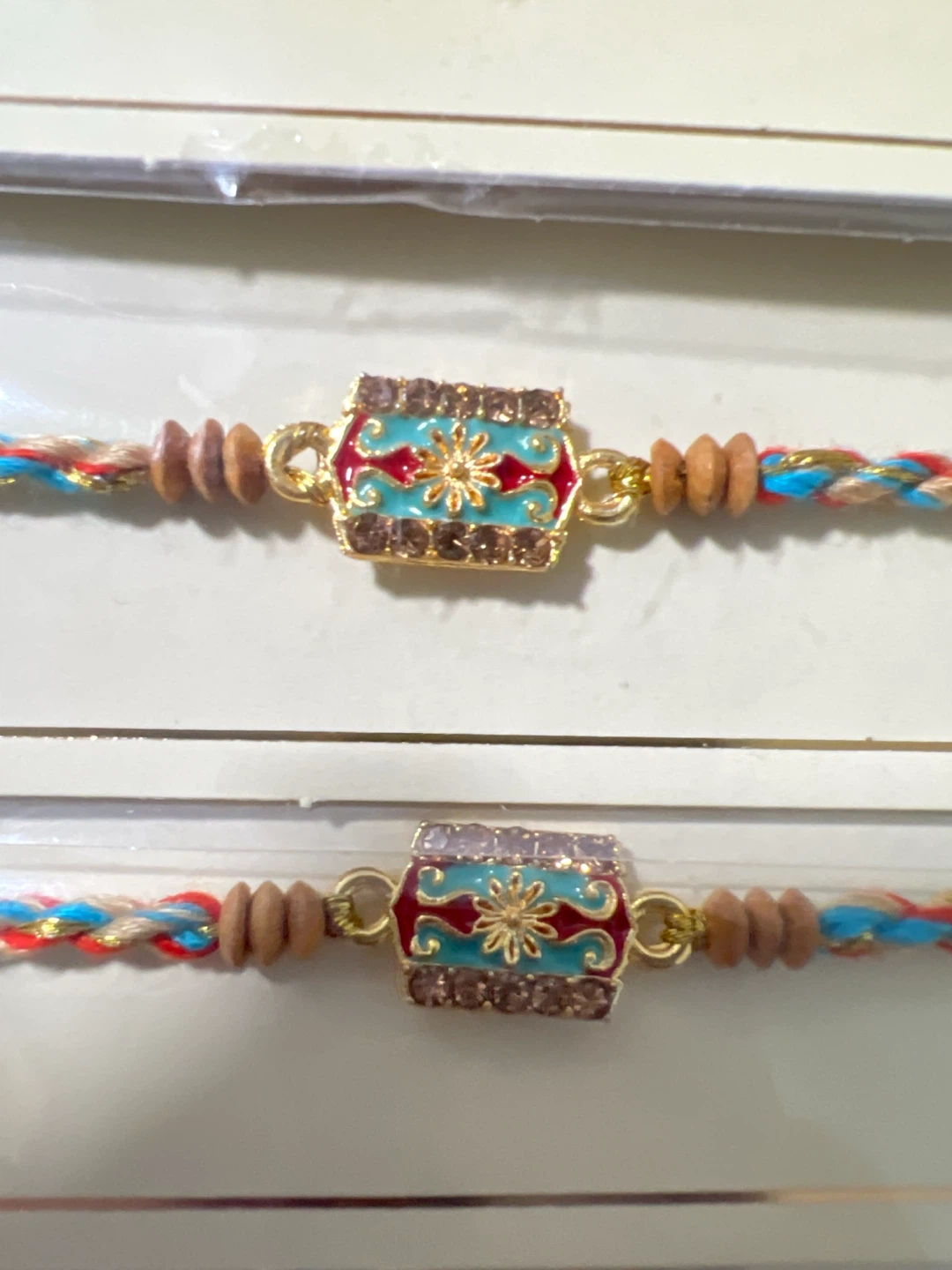 Decorative floral design Rakhi Bracelets - photo 2