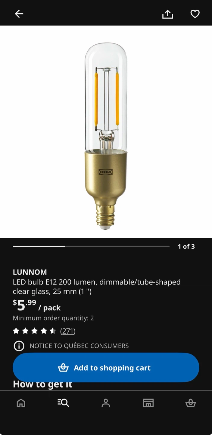 IKEA MARKFROST - dimmable table lamp base - photo 5
