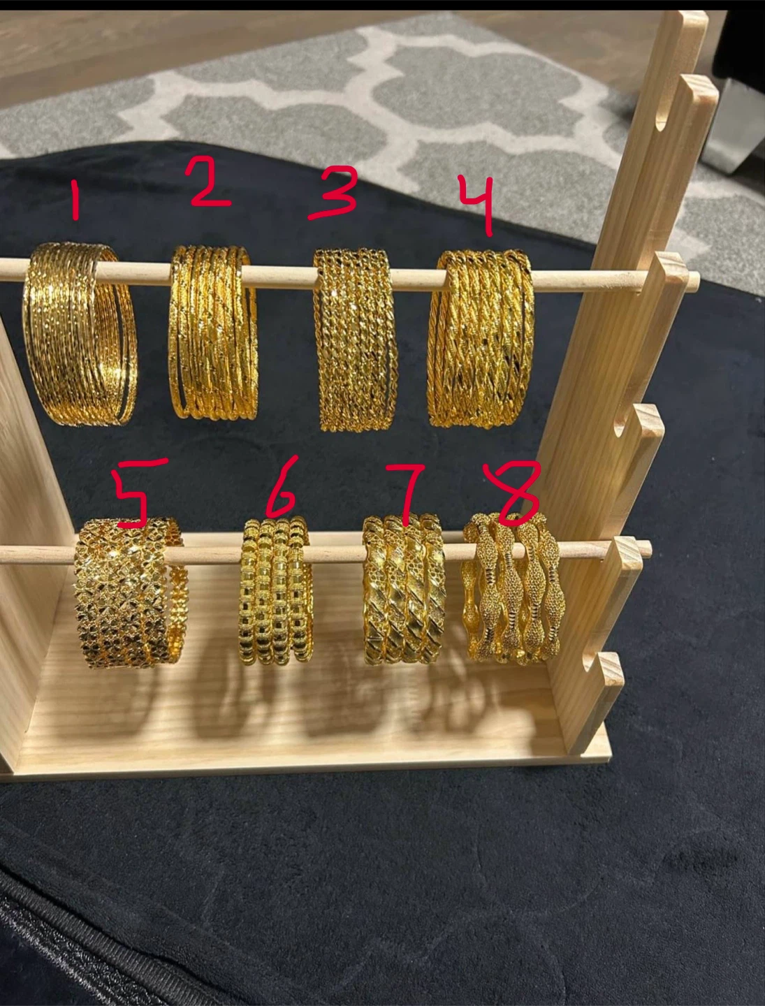 Dubai’s Gold plated Bangle Sets