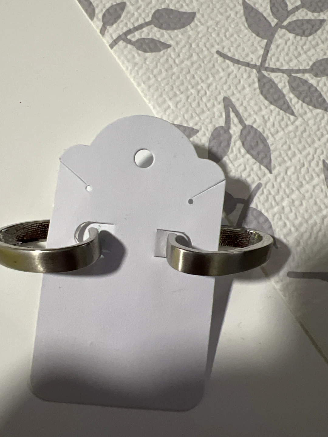 Silver Hoop Earrings