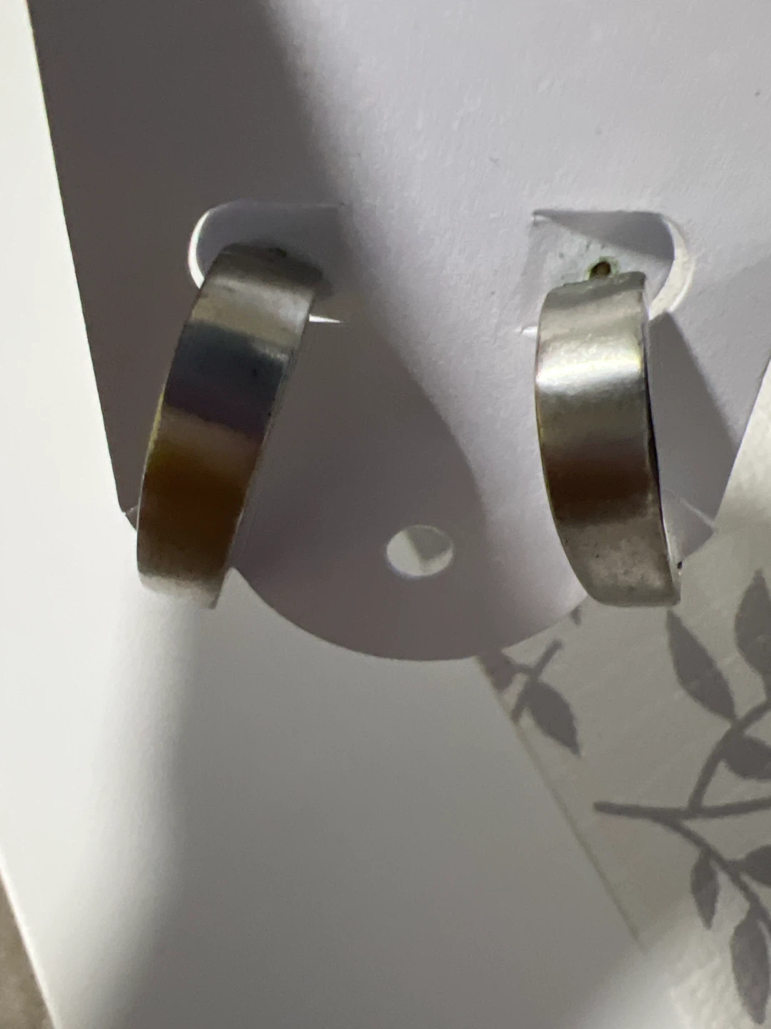 Silver Hoop Earrings - photo 3