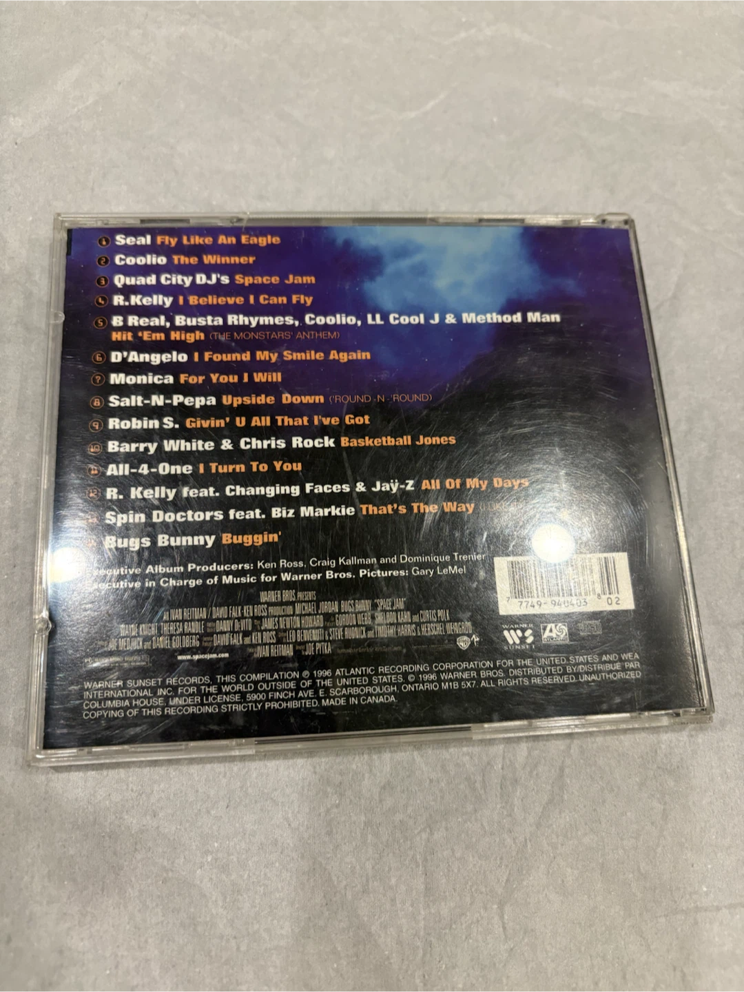 Space Jam: Music From And Inspired By The Motion Picture CD - photo 2