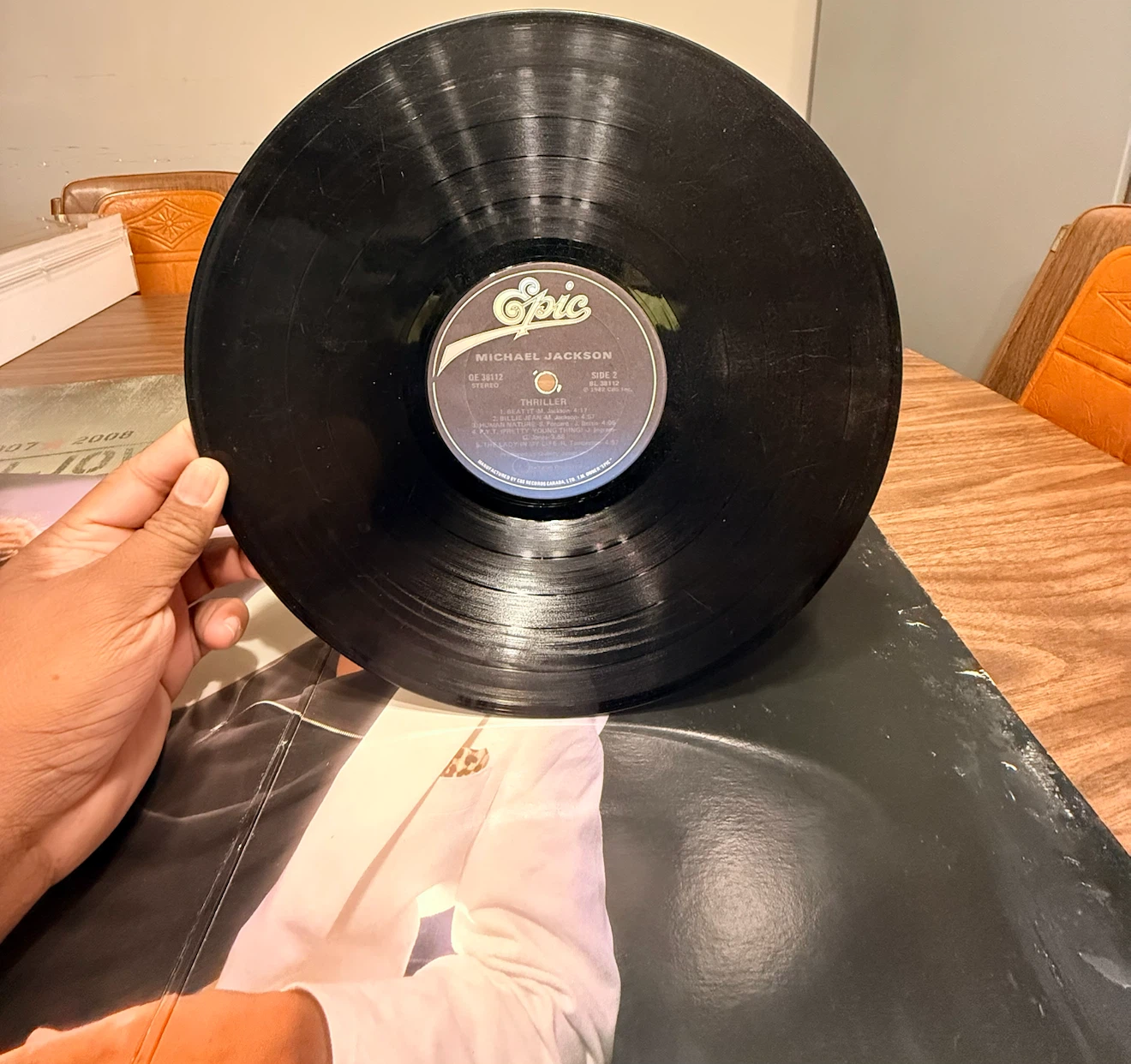 1982 MICHAEL JACKSON – THRILLER ORIGINAL VINYL LP - photo 3
