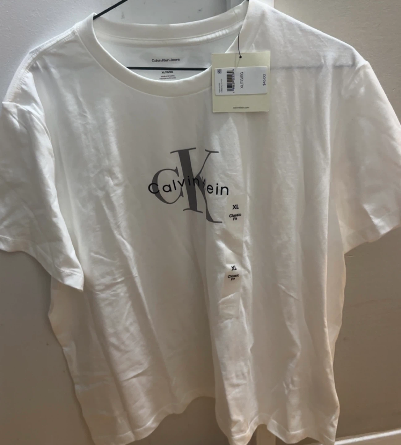 Calvin Klein white shirt