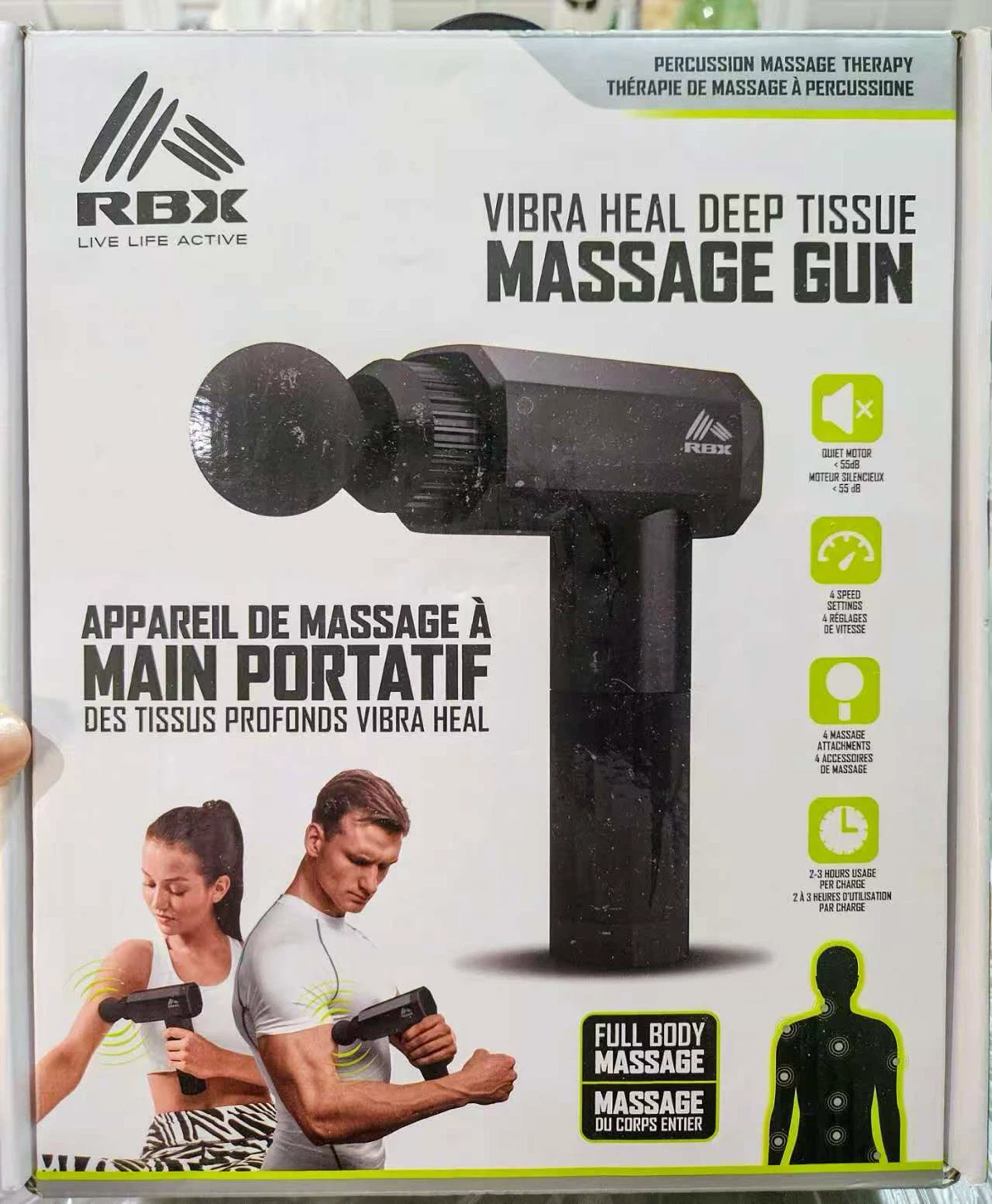 RBX Vibra Heal Deep Tissue Massage Gun - NEED TO SELL EVERYTHING