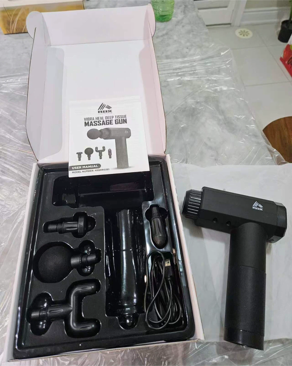 RBX Vibra Heal Deep Tissue Massage Gun - NEED TO SELL EVERYTHING - photo 3