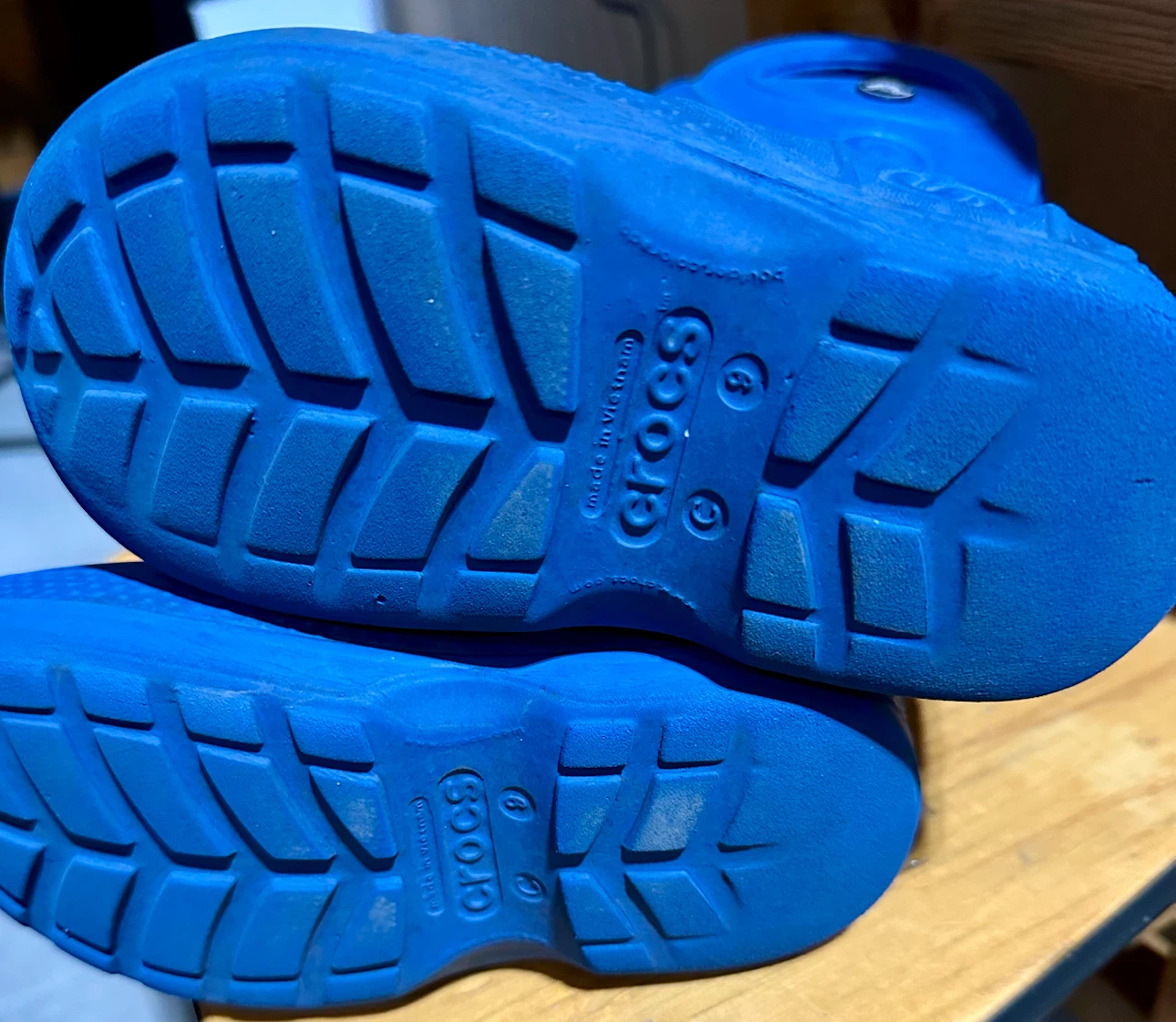 Crocs Blue Rain Boots Size 9 - photo 4