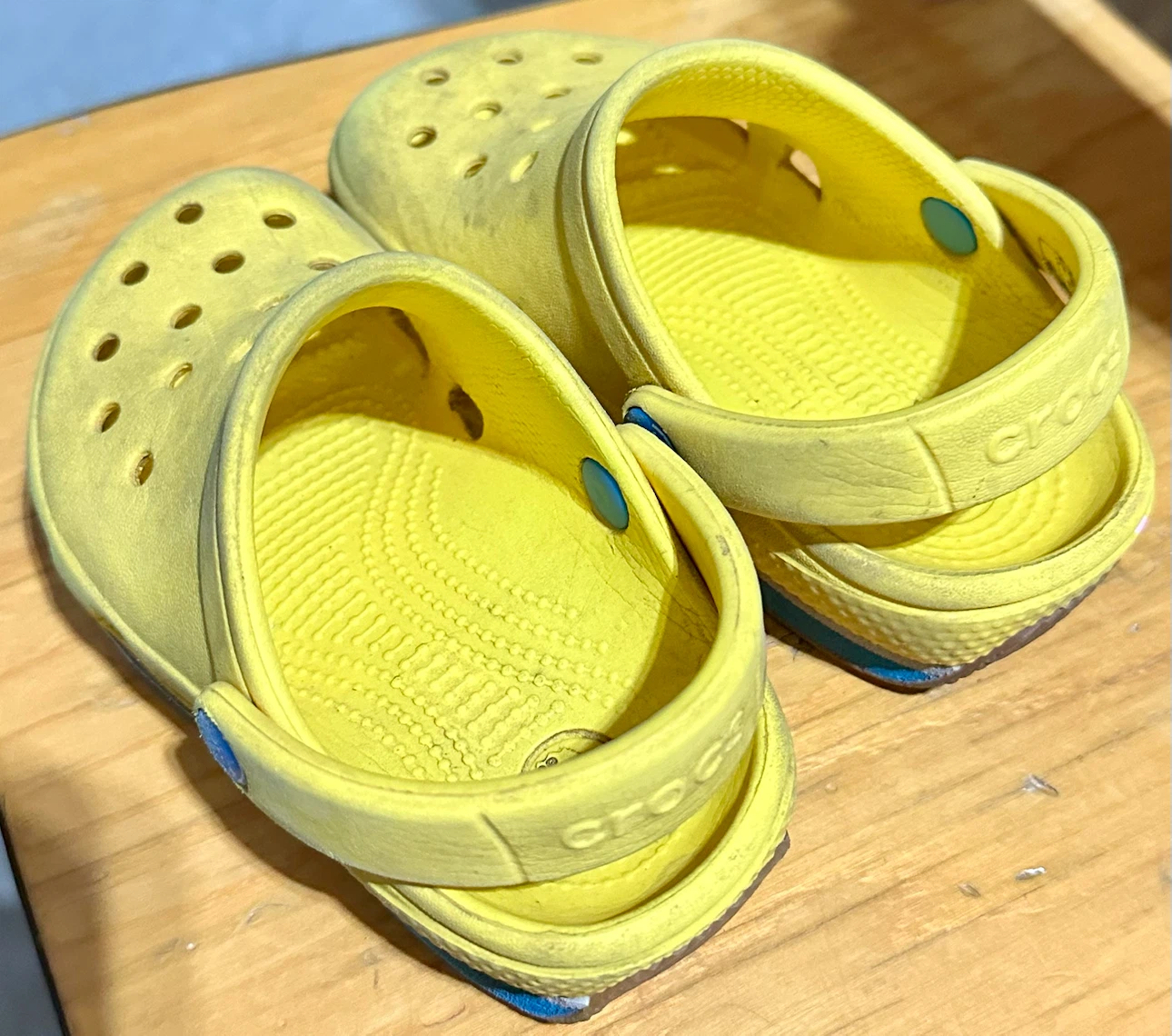 Yellow Crocs Kids Clogs Size 6/7