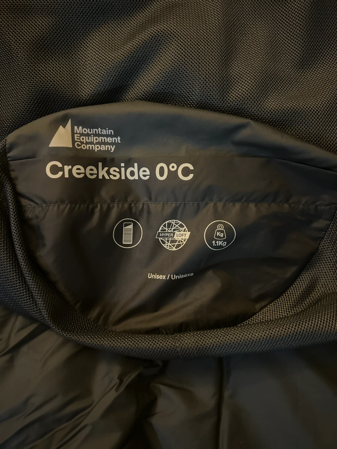 MEC sleeping bag-$60