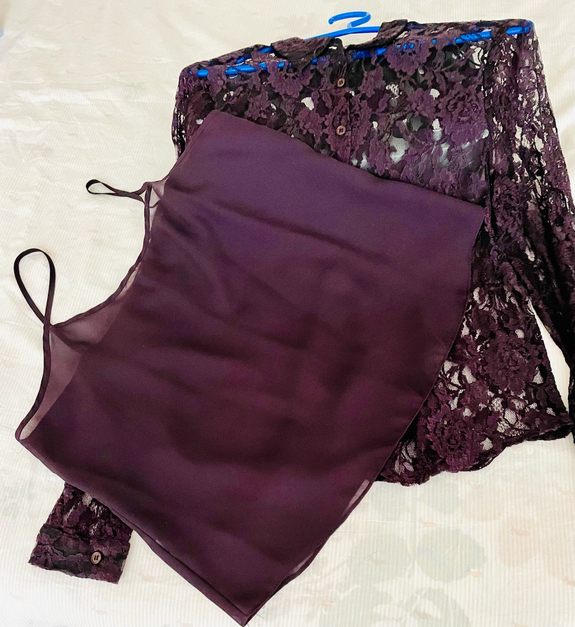 Women's Lace Blouse with Camisole - photo 2