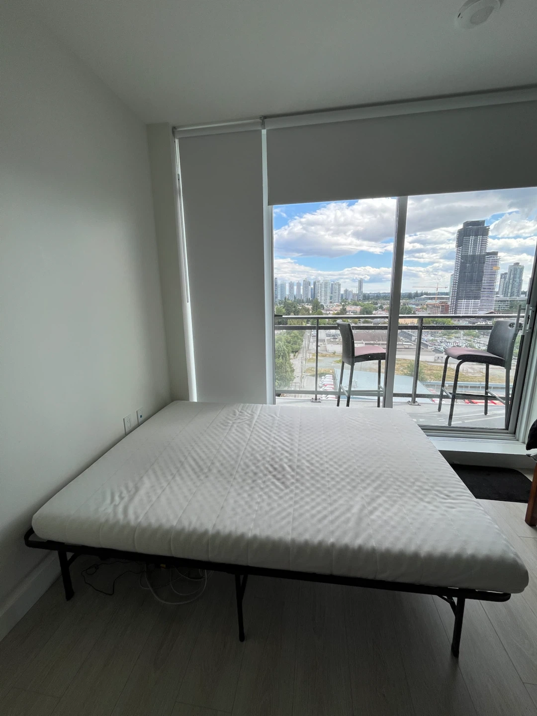 Folding Bed Frame and Mattress