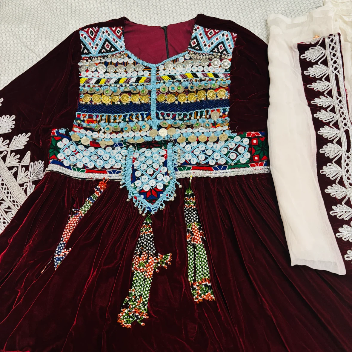 Afghan Velvet Dress - photo 2