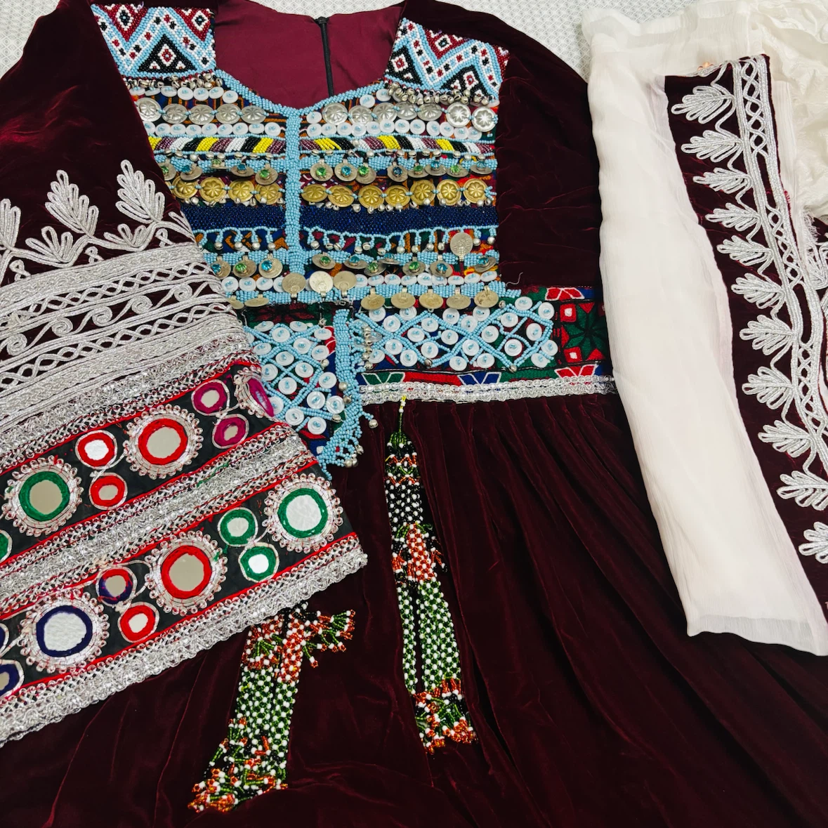 Afghan Velvet Dress - photo 3