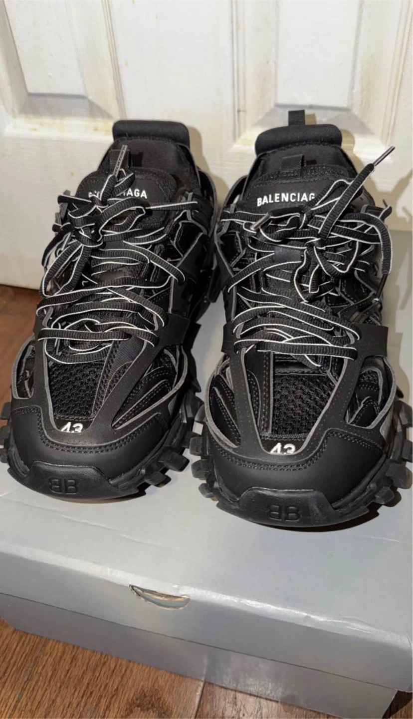 Balenciaga Track Sneakers - Black - Size 43