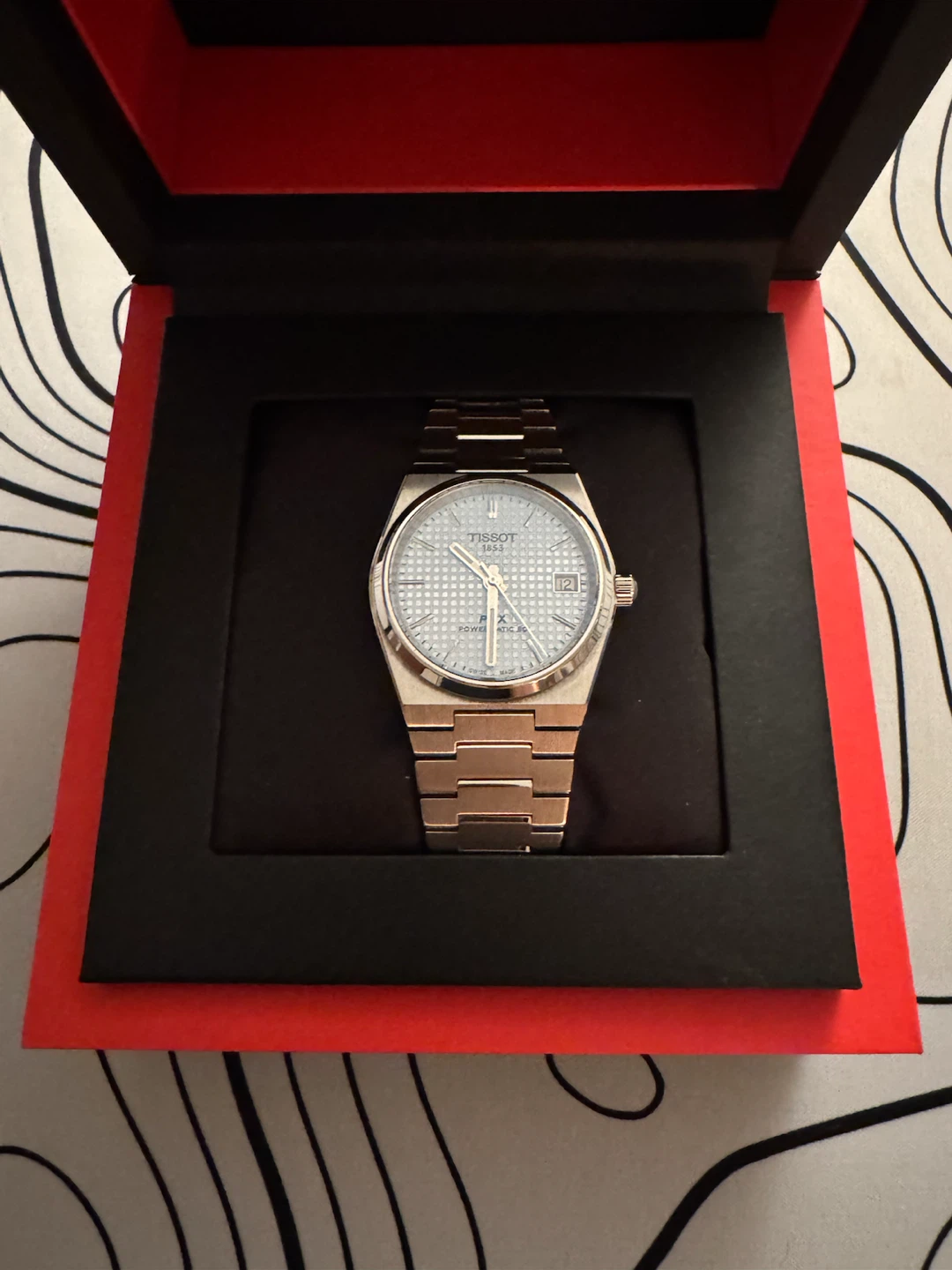 Tissot PRX 35mm Powermatic 80 - Ice Blue