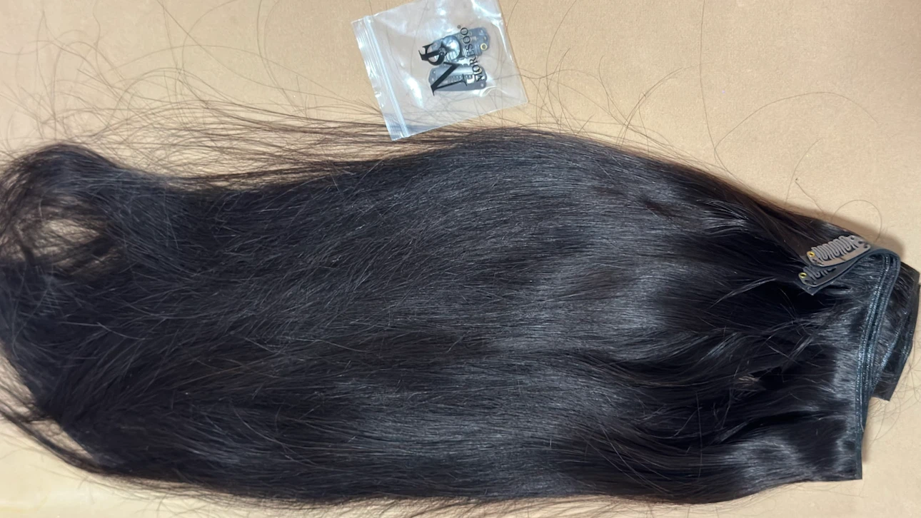 MORESO HAIR Clip-in Remy Human Hair Extensions - photo 4