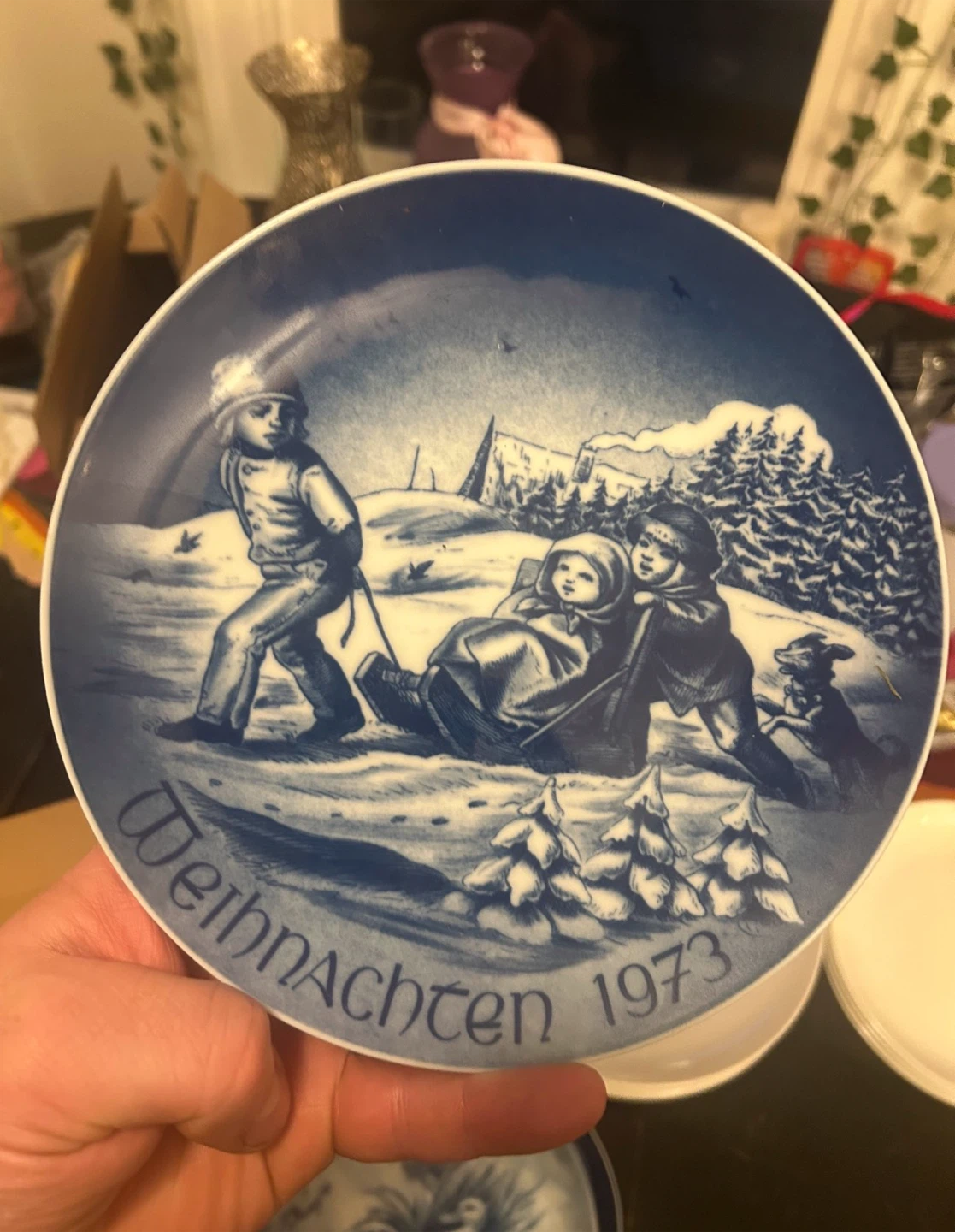 Bavarian Christmas 1973 Limited Edition Plate