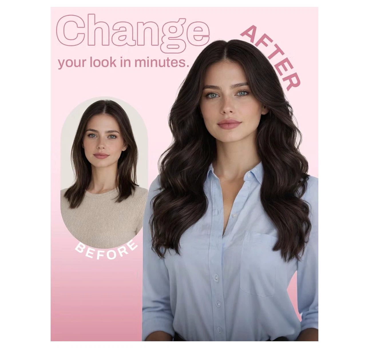 MORESO HAIR Clip-in Remy Human Hair Extensions - photo 2